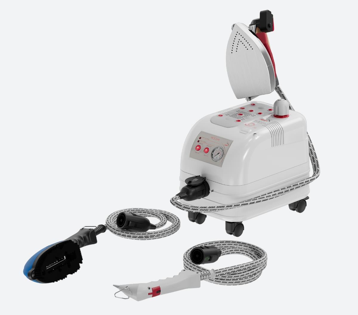 GAZZELLA “TRİO MİNİ” BUHARLI ÜTÜLEME VE TEMİZLEME ROBOTU - 3,5 LİTRE (PROFESYONEL ÜTÜ, FIRÇA VE PİSTOLE DAHİL)
