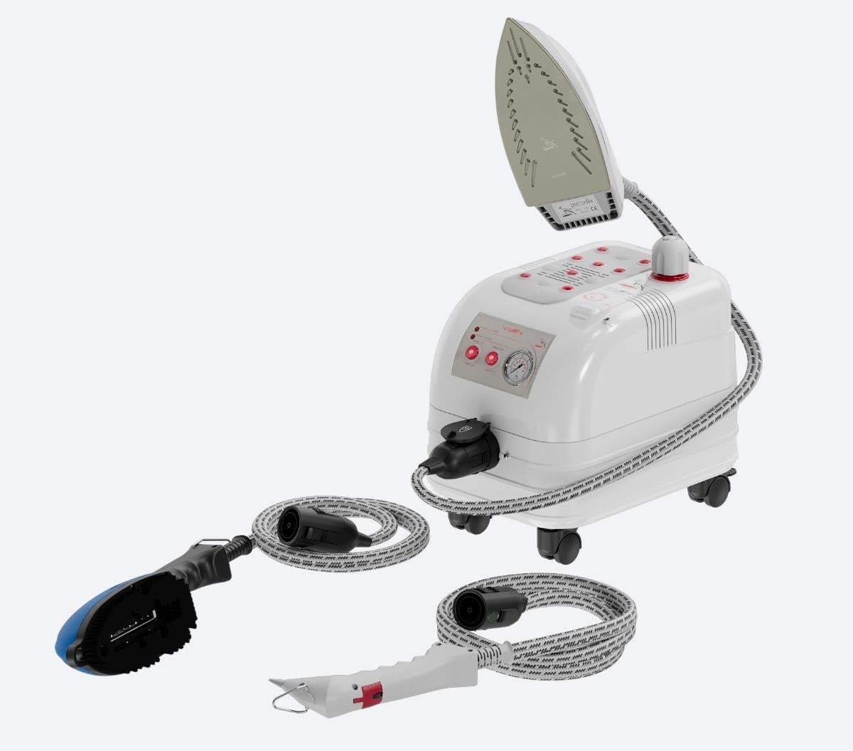 GAZZELLA “TRİO MİNİ” BUHARLI ÜTÜLEME VE TEMİZLEME ROBOTU - 3,5 LİTRE (EV TİPİ ÜTÜ, FIRÇA VE PİSTOLE DAHİL)