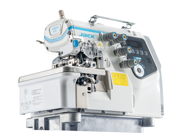 JACK C7-4-M03/333/X-AMH (URUS) Yapay Zeka Tam Otomatik 4 İplik Overlok Makinası 