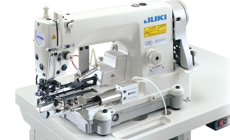 JUKİ Çift Zincir, İğne Transportlu, Servo Motorlu, Mini Burunlu Paça Dikiş Makinası
