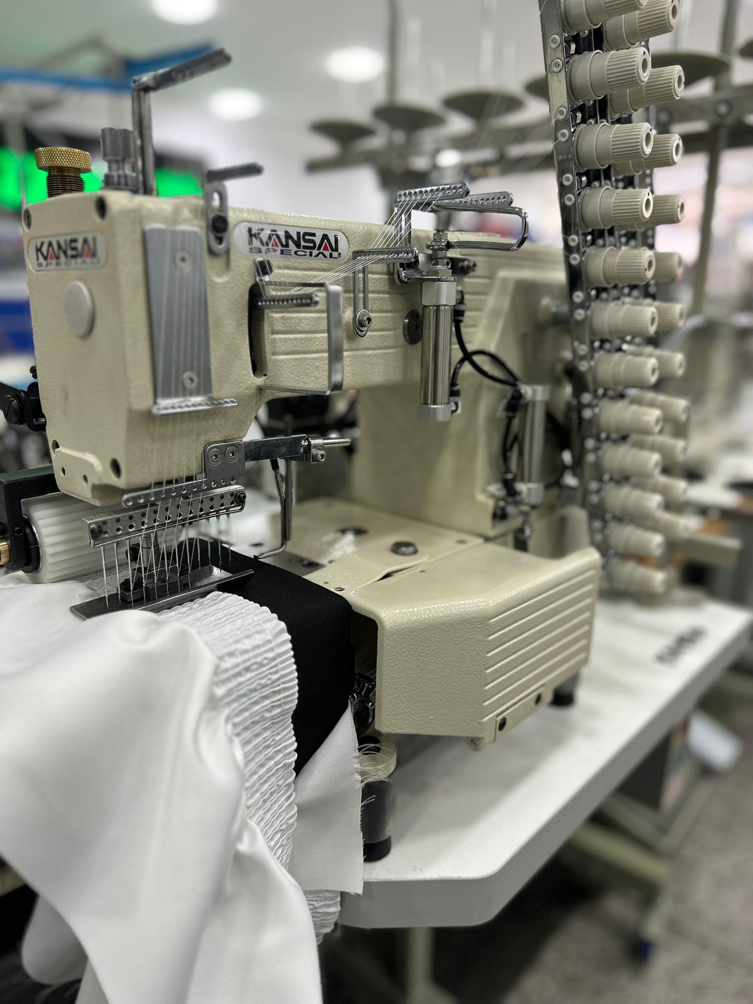 Kansaı Specıal FX4412P Otomatik 12 İğne Lastik Kemer Makinası