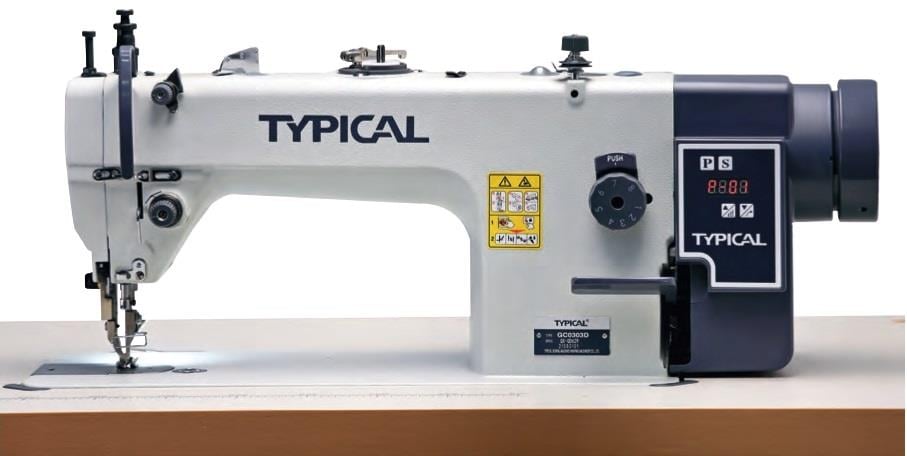 TYPICAL GC 0303 DCX Direct Drive Motorlu Mekanik Çift Pabuç Tek İğne Dikiş Makinesi
