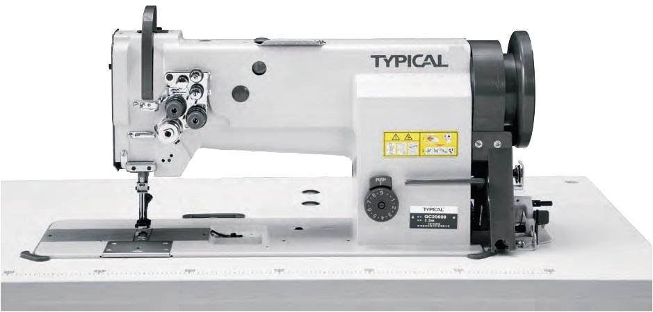 TYPICAL GC 20608 Çift Pabuç Çift İğne Kilit Dikiş Makinesi ( 25 Cm )