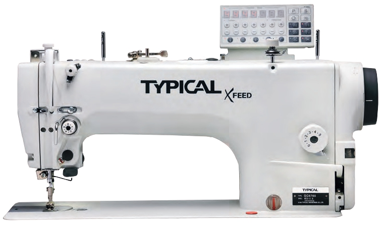 TYPICAL GC 6760 X FEED İğne Ve Çift Dişli Transport Sistemli Elektronik Dikiş Makinesi