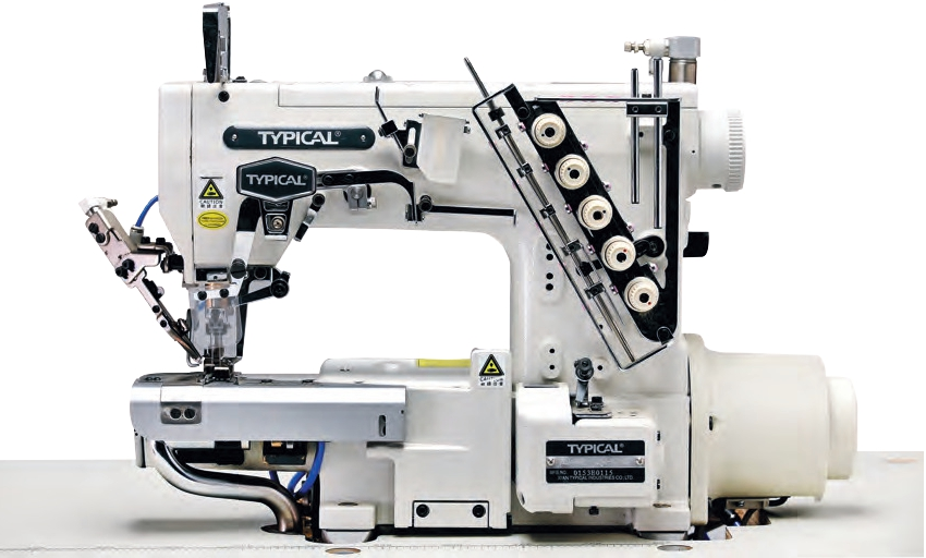 TYPICAL GK 31600YQ3 - 5L Havalı İplik Kesicili Soldan Bıçaklı ( Regulalı ) Reçme Makinesi