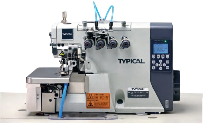 TYPICAL GN 7100-4BKD3 4 İplik Havalı Akıllı Kıstırmalı Overlok Makinesi