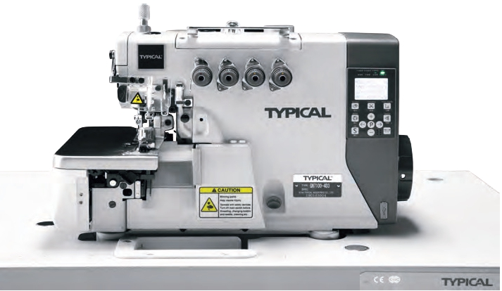 TYPICAL GN 7100-4Q/D3 4 İplik Havalı Fire Emmeli Akıllı Overlok Makinesi