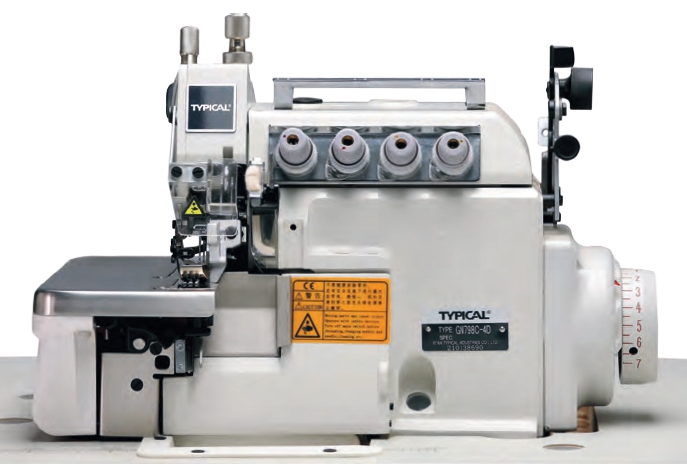 TYPICAL GN 798C 4/D 4 İplik Transportlu Direct Drive Mekanik Overlok Makinesi