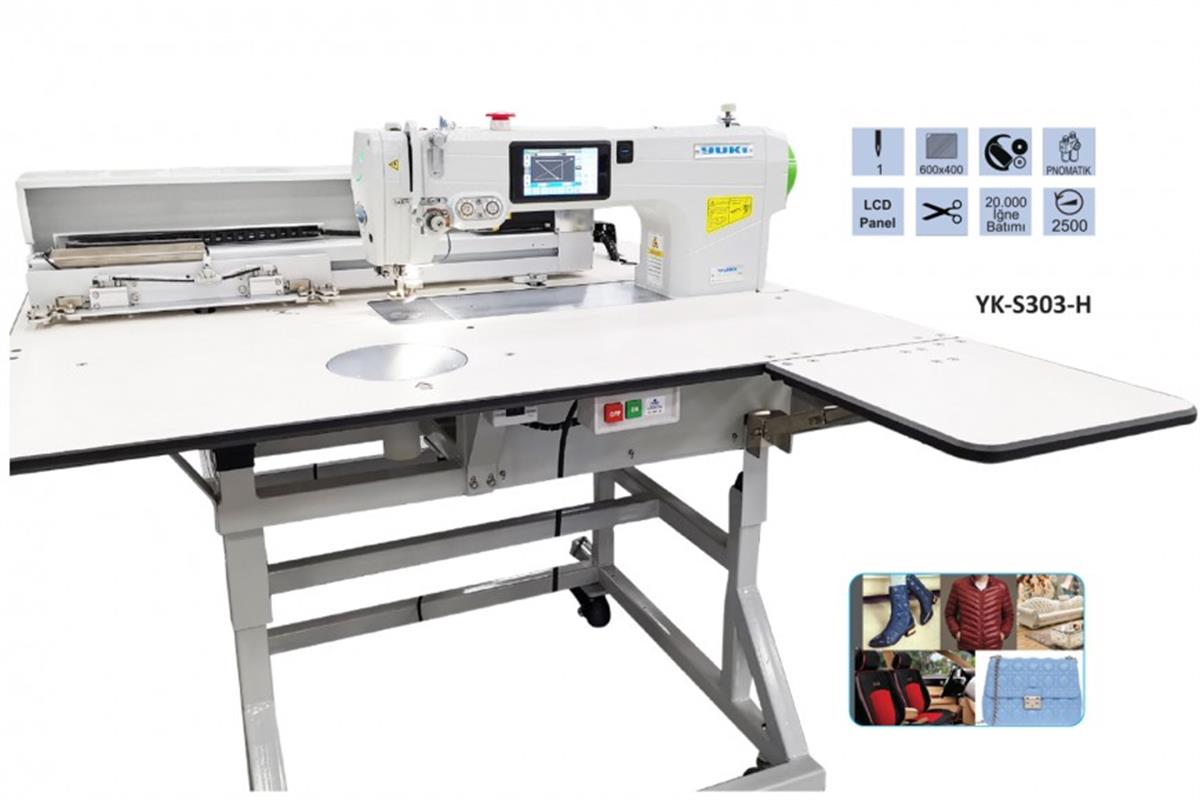 YUKİ SP-S303 Şekil Dikiş Makinesi (Şablon İşleme) 380X300
