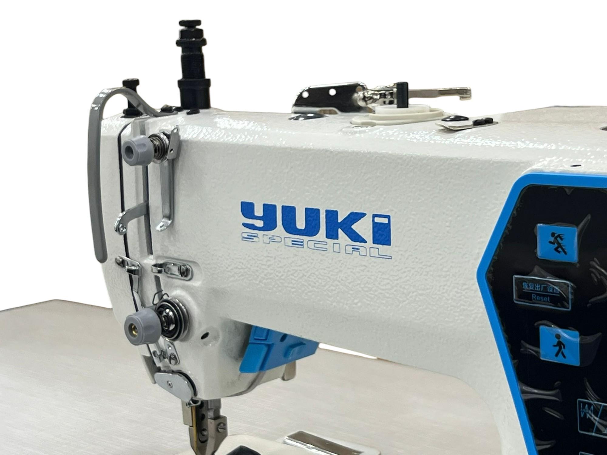 YUKİ YK-0303S8-H Çift Papuç Tek İğne Makine İplik Kesicili 12mm