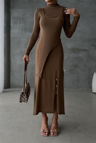 Dasha Düğme Detaylı Midi Takım  9475-23 R4-D-K2
