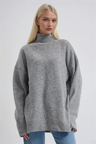 Dik Yaka Triko Oversize Kazak 1413