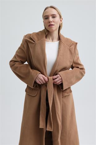 Dokulu Basic Kuşaklı Kaban 7098 R9-J-K4