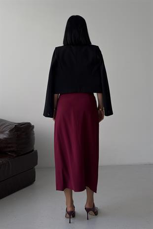 Drape Detaylı Anvelop Etek 4089