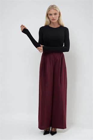 Geniş Paçalı Kumaş Pantolon 0130