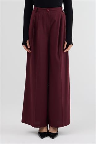 Geniş Paçalı Kumaş Pantolon 0130