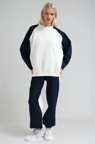 Jean Detaylı Jogger Eşofman Takımı  10307