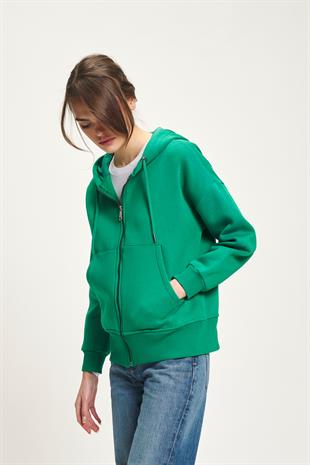 Kapüşonlu ve Cepli Benetton Sweat 3486 R3-A-K1