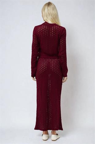 Macey Kroşe Crop Takım 9882 R2-J-K1