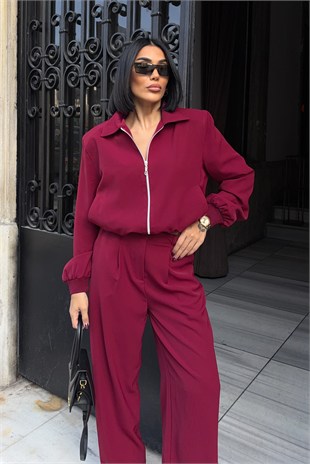 Nora Vatkalı Ceketli Pantolon Takım   10378