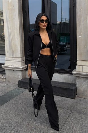 Nora Vatkalı Ceketli Pantolon Takım   10378