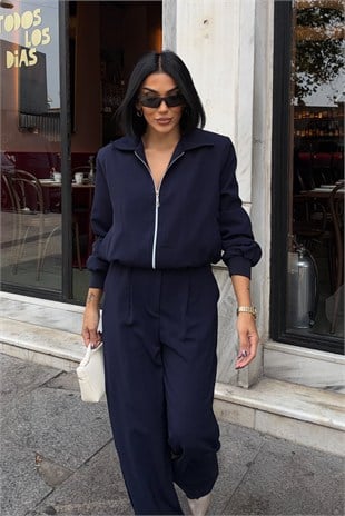 Nora Vatkalı Ceketli Pantolon Takım   10378