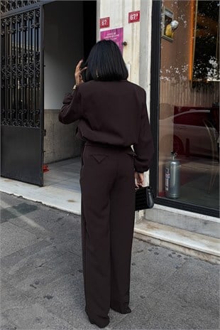 Nora Vatkalı Ceketli Pantolon Takım   10378