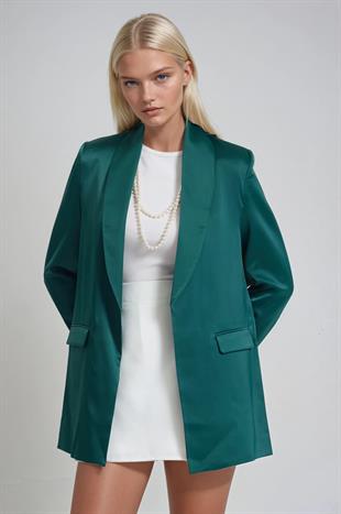 Saten Şık Blazer Ceket 6185