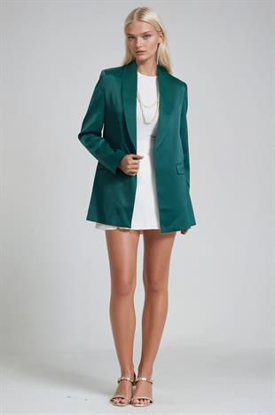 Saten Şık Blazer Ceket 6185