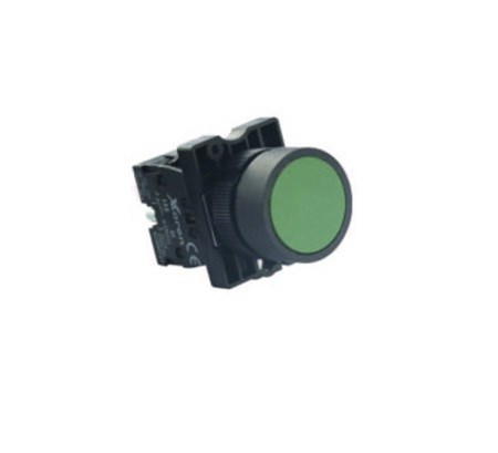 22 MM KONTAKLI YAYLI BUTON YEŞİL 1NO (START)