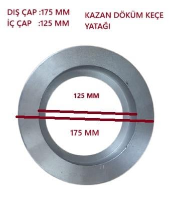ALÜMİNYUM DÖKÜM KEÇE YATAĞI 175*125 MM (20 KĞ KAZAN 125 LİK)