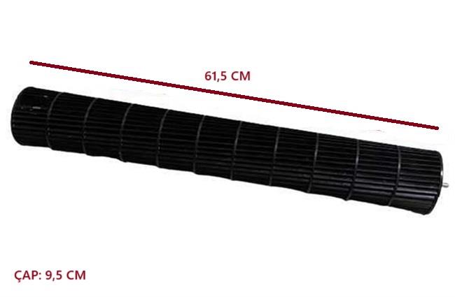 ARÇELİK KLİMA CROSS FAN 9000-12000BTU (5401277401) 61,5CM