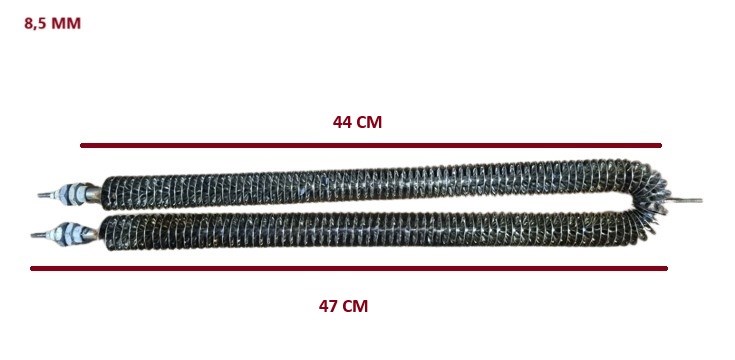 BULAŞIK KURUTMA REZİSTANSI UTİPİ 44 CM 8,5MM 2000 TABAK KROM