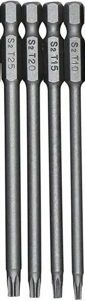 CH-CT-TORX BITS SET 150MM T10-T15-T20-T25