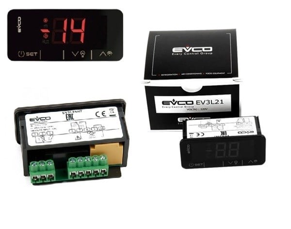 DİJİTAL TERMOSTAT EVCO EV3L21 TEK PROB (220V)