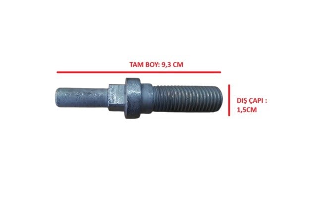 ET KIYMA HELEZON MİL 22 NO BOY : 9,3 CM DİŞ ÇAPI : 1,5 CM
