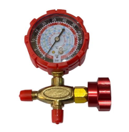 HS-466 TEKLİ MANİFOLD R-22.R134.R410 KIRMIZI