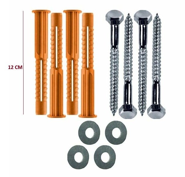 KLİMA DIŞ ÜNİTE 8X120 MM VİDA DÜBEL TAKIM (4 'LÜ)