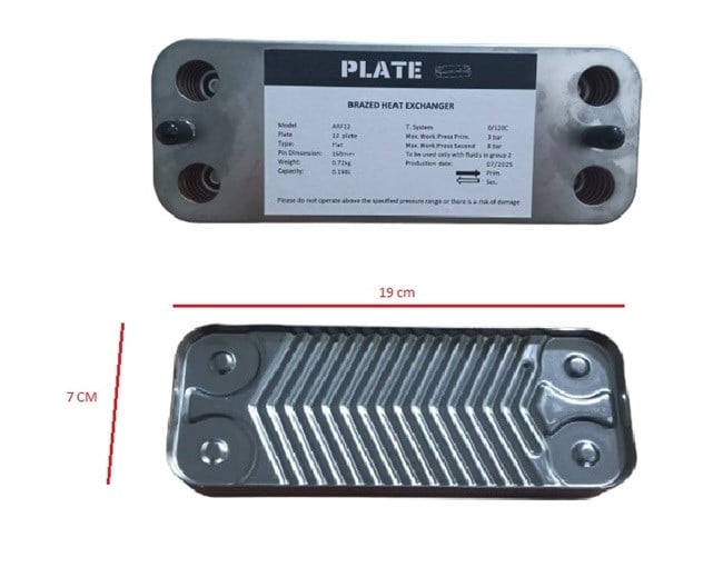 PLAKALI EŞANJÖR AİRFEL-AUER-RİELLO 12 (160MM)