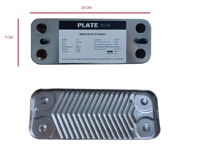 PLAKALI EŞANJÖR ECA ESKİ SERENA 16 (148MM)