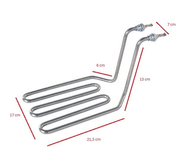 REZİSTANS FRİTÖZ 2700W 22*16CM 8,5MM 220V CR-NI