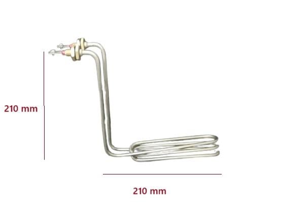 REZİSTANS FRİTÖZ ÜST ÜSTE BÜKÜMLÜ SOKET 1750W 220V L:21 CM (R4004)