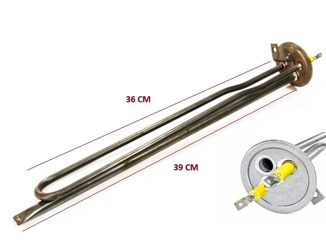 REZİSTANS TERMİSİFON TİTANYUM 2000W 230V 36CM (BAKIR)