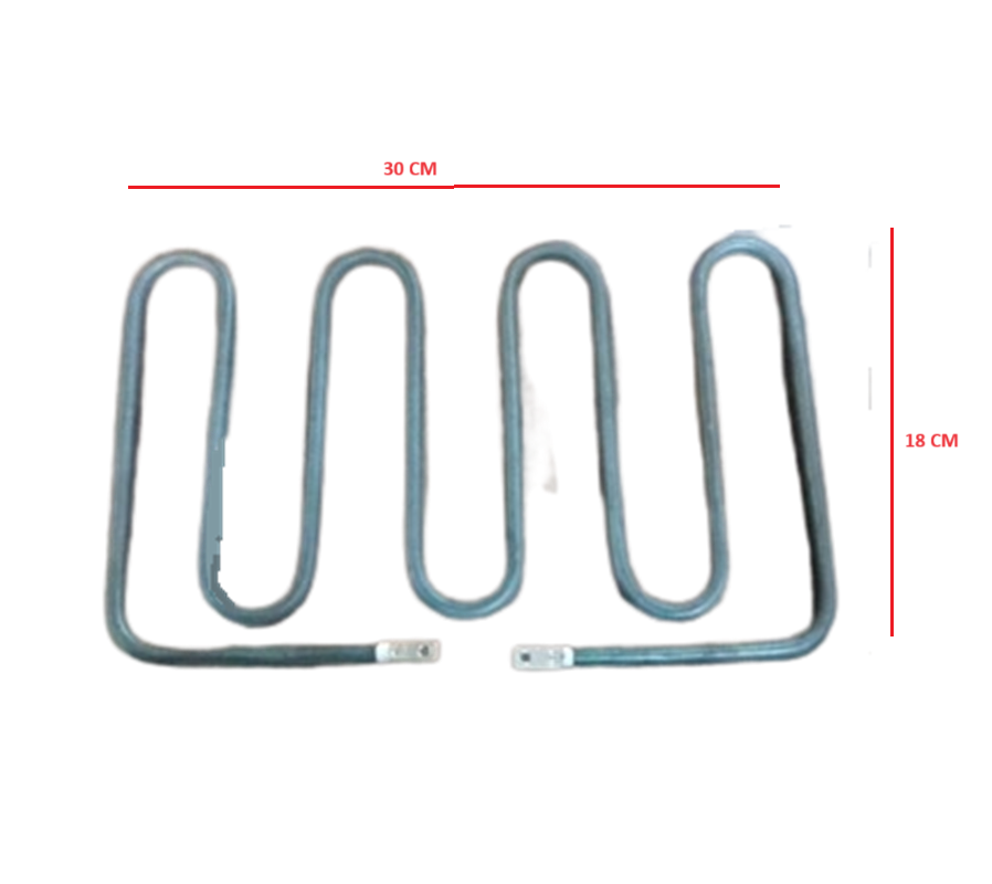 REZİSTANS TOST MAKİNASI 1250W 8,5MM 220V 30*18CM KALIN SANAYİ TİP