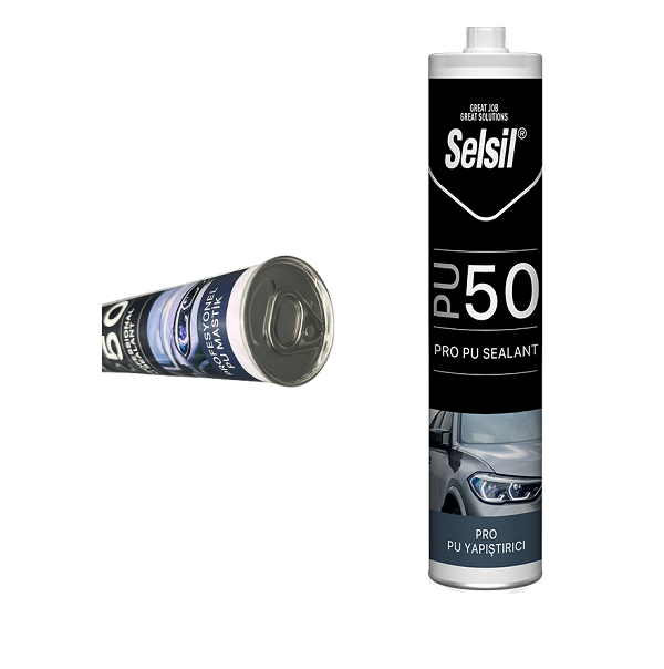 SELSİL 50 PU MASTİK 280 ML SİYAH