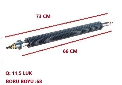 SERPANTİN REZİSTANS DÜZ 66 CM Q:11,5