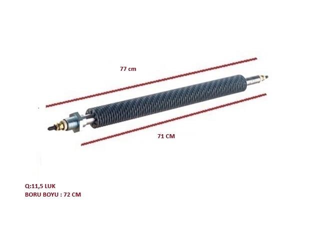 SERPANTİN REZİSTANS DÜZ 73 CM Q:11,5