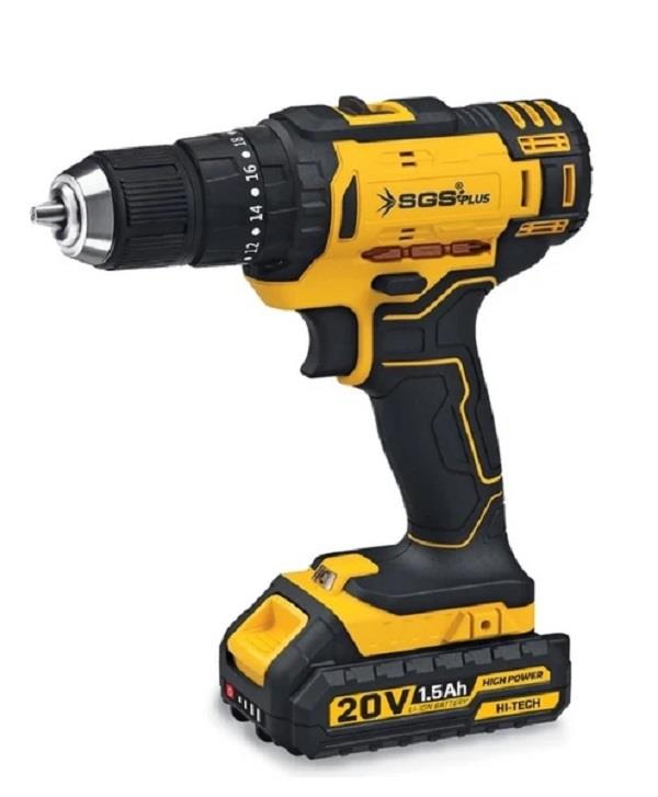 SGS AKÜLÜ DARBELİ MATKAP SETİ ÇİFT BATARYA SGS5248 20V