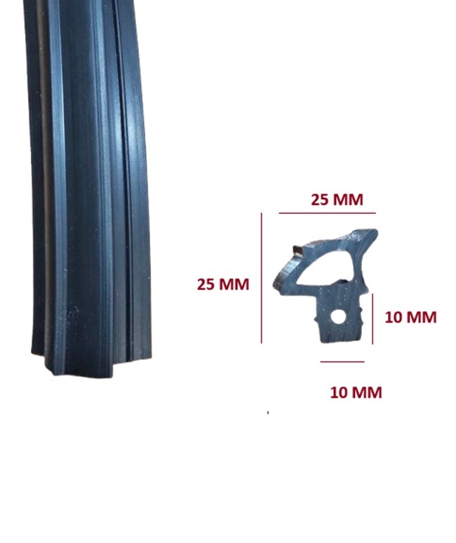 SİLİKONLU FIRIN CONTASI GEÇME SİYAH (25X25X10MM) İNOKSAN