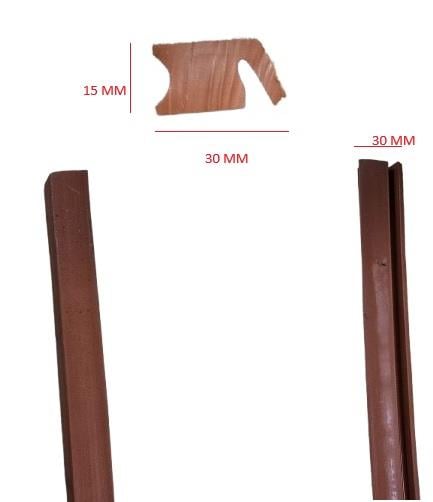 SİLİKONLU KAPAK LASTİĞİ 30*30*15MM (KAHVERENGİ)